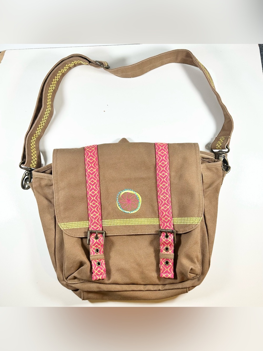 American Girl Leah Clark Full Size Messenger Bag Tote for Girls - Retired
